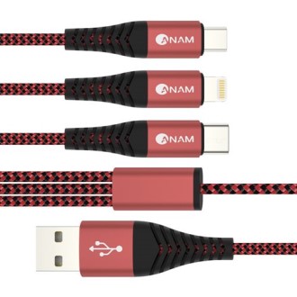 �Ƴ� 3in1 �������� ��Ż �к긯 ���� 2m ���̺� AN-DC301